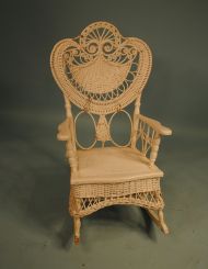 White Victorian Rocker