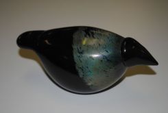 Littala Glass Bird by Glass Artist, Oiva Toikka.  Signed 