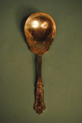 Sterling Silver Serving Spoon by R. Wallace