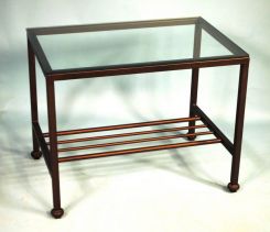 Handmade Glass Top Iron Center Table