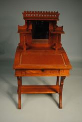 Walnut Victorian Davenport Style Lady's Desk