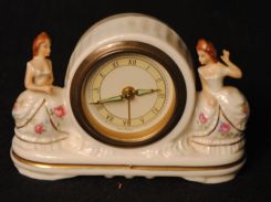 20th Century Small Porcelain Clock