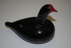 Iittala Glass Bird by Glass Artist, Oiva Toikka.  Signed 