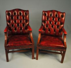 Pair of Leather Office Chairs