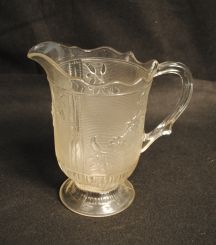 Press Glass Pitcher