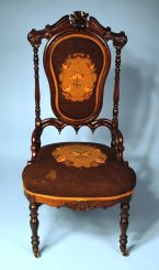 Victorian Walnut Side Chair