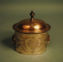 International Silver Tea Caddy, Silverplate