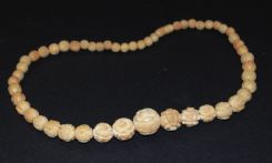 Carved Ivory Necklace