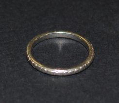 Lady's Engraved Wedding Band