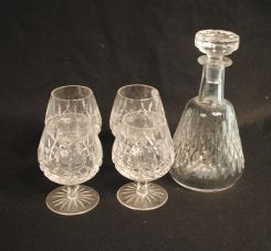 Decanter with Brandy Stems