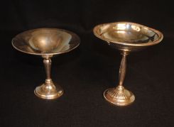 Two Sterling Silver Compotes