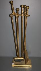 Brass Fire Piece Fireplace Tools