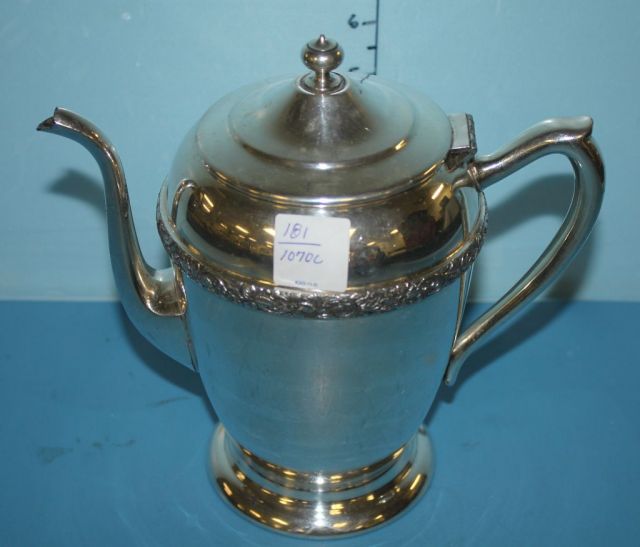 Trent Silver on Copper Tea Pot