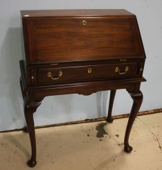 Mahogany Henkel-Harris Queen Anne Style Fall Front Desk