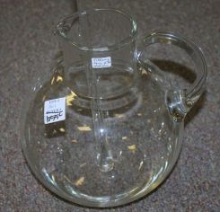 96 oz. Tiffany & Company Glass Pitcher with Stirrer