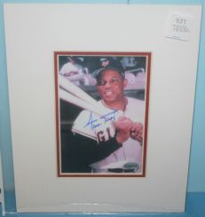 Autographed Picture of Willie Mays