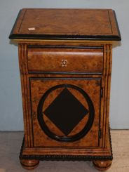 Nightstand with One Drawer and One Door