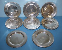 Set of Thirteen Sterling Wallace Plates