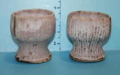 Two McCarty Nutmeg Wine Goblets