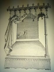 Chippendale Gothic Bed