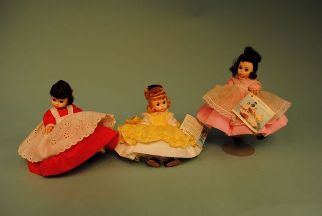 Collection of three Madame Alexander Dolls 