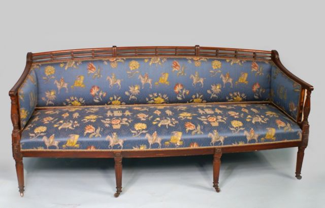 Mahogany Sheraton Sofa