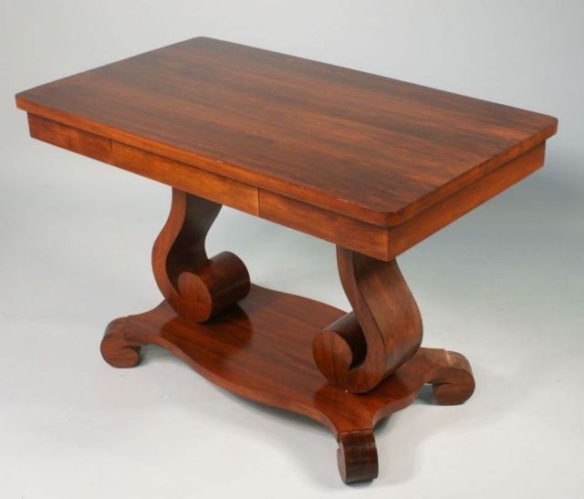 Early 20th Century Mahogany Library Table