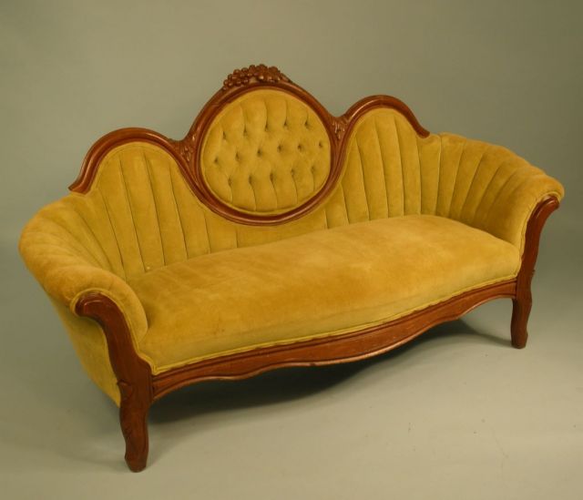 Walnut Victorian Sofa