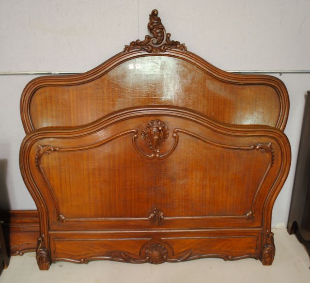 Mahogany French Style Bed