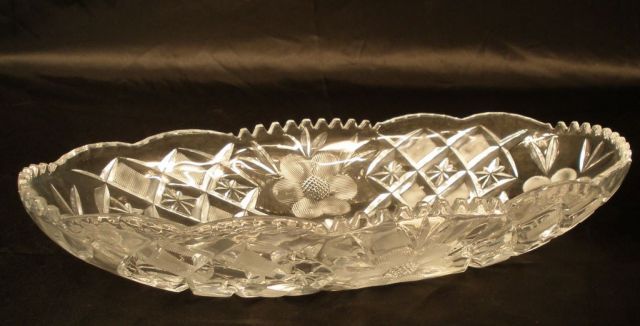 Cut Glass Dish