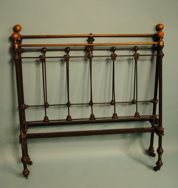 Pair of Turn of the Century Iron Single Beds