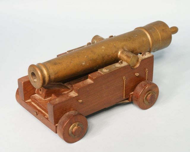 Small Display Brass Cannon