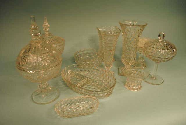 Lot of Pressed Glass