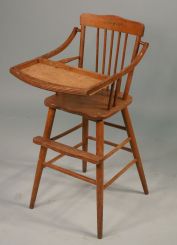 20th Century Oak High Chair