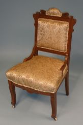 Eastlake Walnut Side Chair