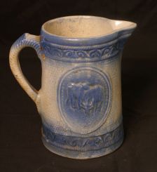 1900 Blue & White Stoneware 