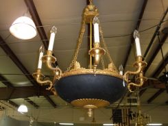 Matched Pair of Empire Style Chandeliers
