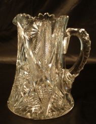 Cut glass Water Pitcher