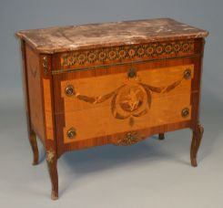 Louis XVI Style Marble Top Commode