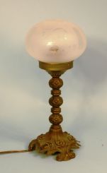 Small Brass Parlor Lamp