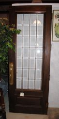 Solid Wood Door with 28 Glass Panels