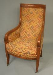 1st Quarter 19th Century Restoration Walnut Fauteuil