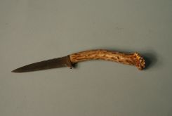Knife with Deer Horn Handle