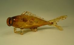 Murano Amber Glass Fish