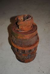 Three Iron & Wood Wagon Hubs