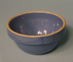 Stoneware Blue Mixing Bowl