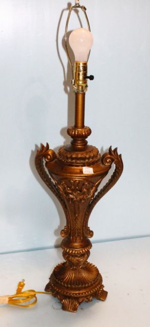 Decorative Gold Painted Lamp