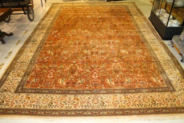 Large Made in Iran 100% Wool Rug