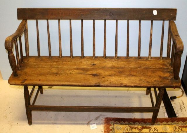 19th Century Railroad Settee