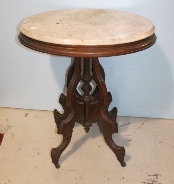 Victorian Marble Top Table